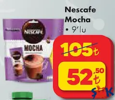 NESCAFE MOCHA KAHVE 9'LU fiyat ve kampanya bilgisi